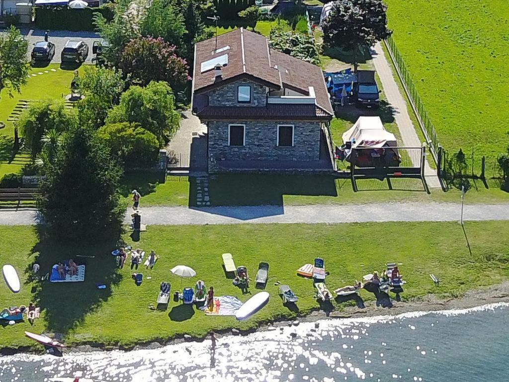 Villetta Maurizia Domaso Bagian luar foto